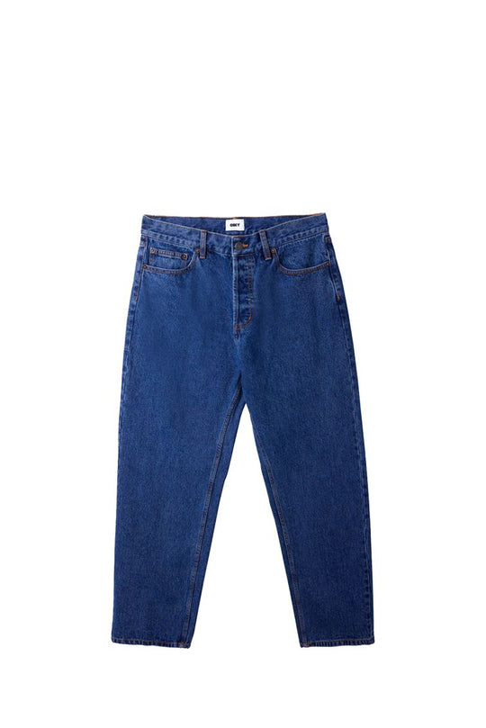 OBEY JEANS HARDWORK DENIM STONEWSH INDIGO-STN