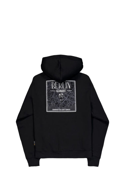 ALPHA INDUSTRIES BERLIN CANDY HOODY 148340 BLACK