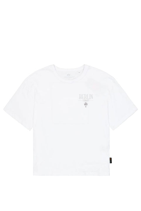 ALPHA INDUSTRIES BERLIN CANDY TEE 148515 WHITE