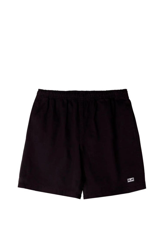 BERMUDA EASY RELAXED TWILL 55912_7907 BLACK-BLK MAN