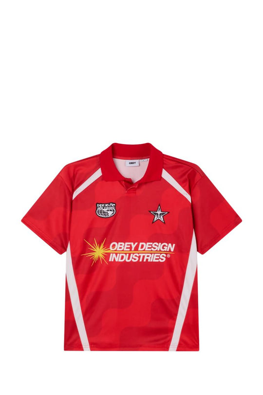 T-SHIRT SOCCER JERSEY TEE 63087_31173 RED MULTI-RDM MAN