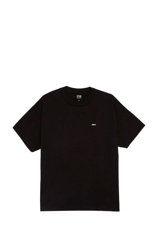 T-SHIRT ICON STENCIL FLAME TEE 63076_7907 BLACK-BLK MAN
