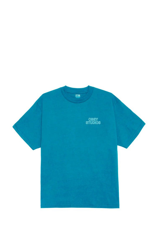 T-SHIRT STUDIOS PALETTE TEE 63081_32119 AZURE BLUE-AZB MAN