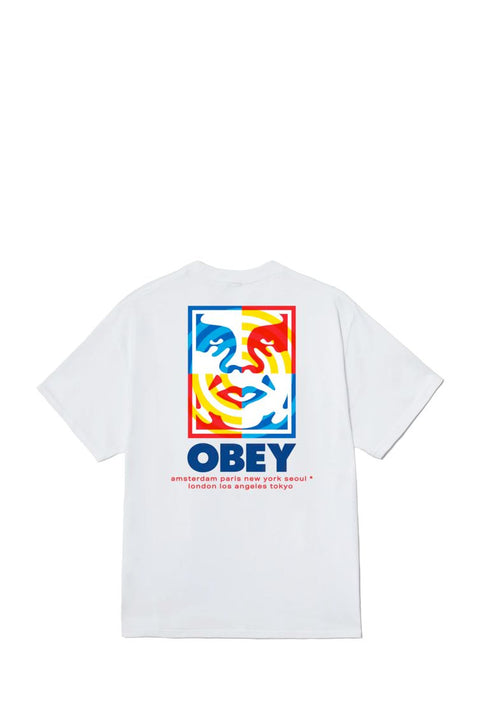 T-SHIRT TARGET ICON TEE 63088_7911 WHITE-WHT MAN