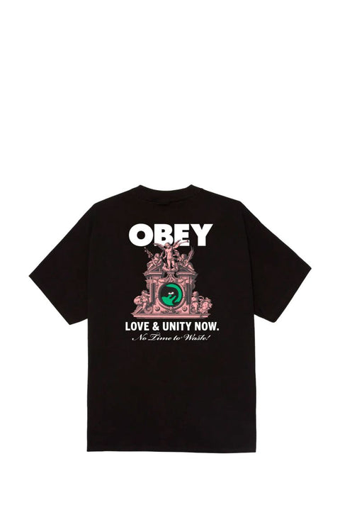 T-SHIRT LOVE AND UNITY NOW TEE 63082_7907 BLACK-BLK MAN
