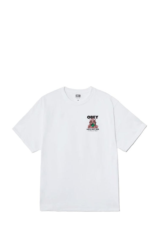 T-SHIRT LOVE AND UNITY NOW TEE 63082_7911 WHITE-WHT MAN