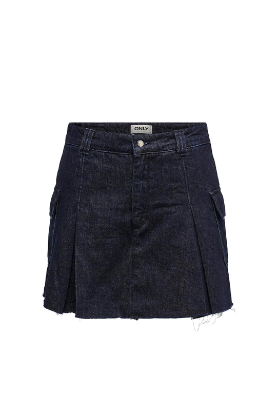 W SKORT 15309978 59370_29627 DK BLUE DNM-DK BLUE WMN
