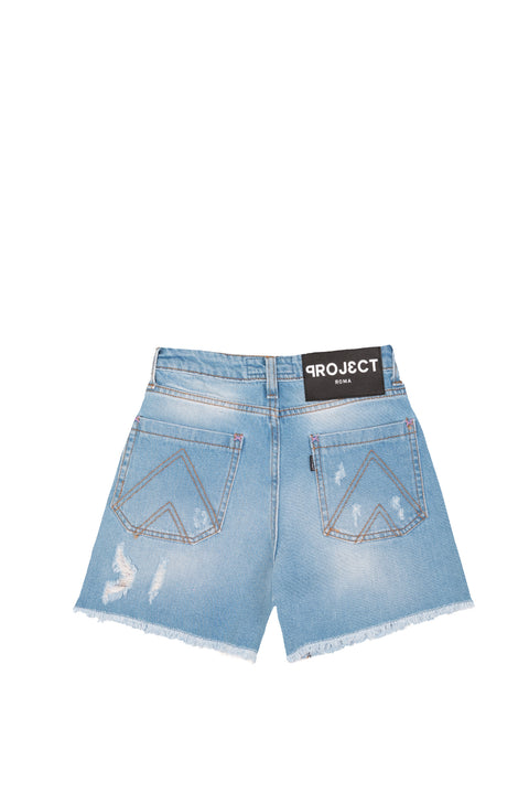 SHORT DONNA PROJ3CT S1 ROSE DENIM