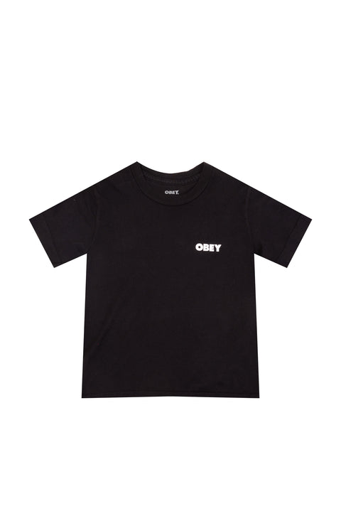 T-SHIRT DONNA OBEY VISUAL STUDIOS TEE  DIGITAL BLACK