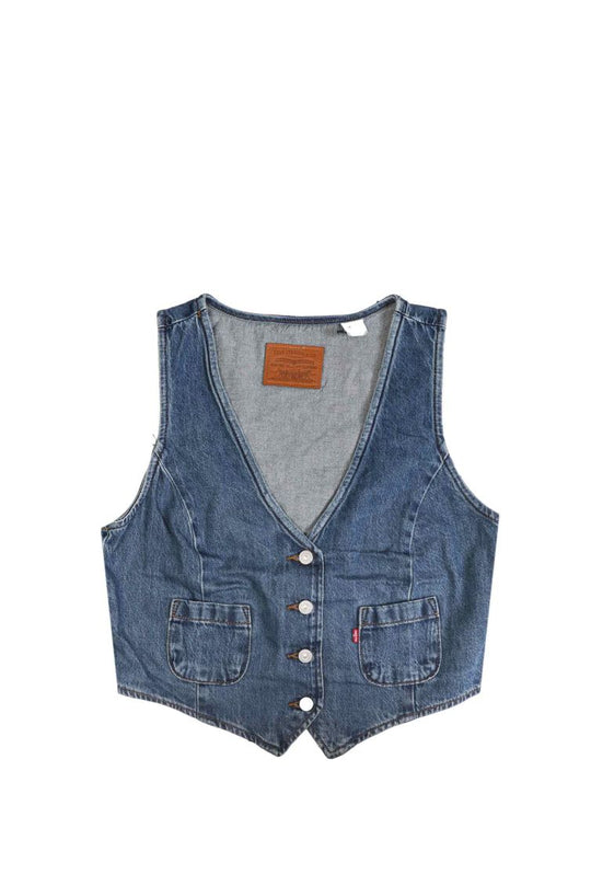 LEVI'S TAILORED VEST DENIM A8749-0013 BIG YIKES