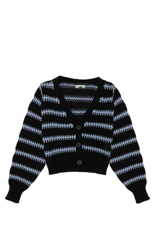 24COLOURS CARDIGAN 41175A BLACK-01