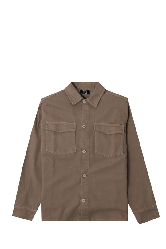 RAYZ CAMICIA CA RUDY BEIGE SCURO
