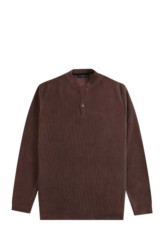 BLACK RAGS MAGLIA CH TEX MARRONE