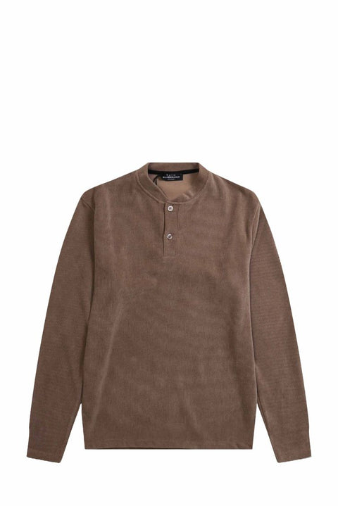 BLACK RAGS MAGLIA CH TEX CAMMELLO