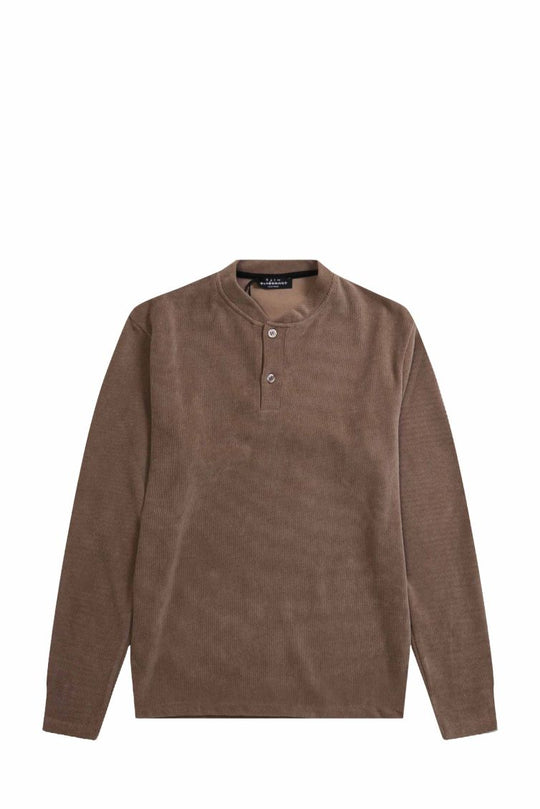 BLACK RAGS MAGLIA CH TEX CAMMELLO