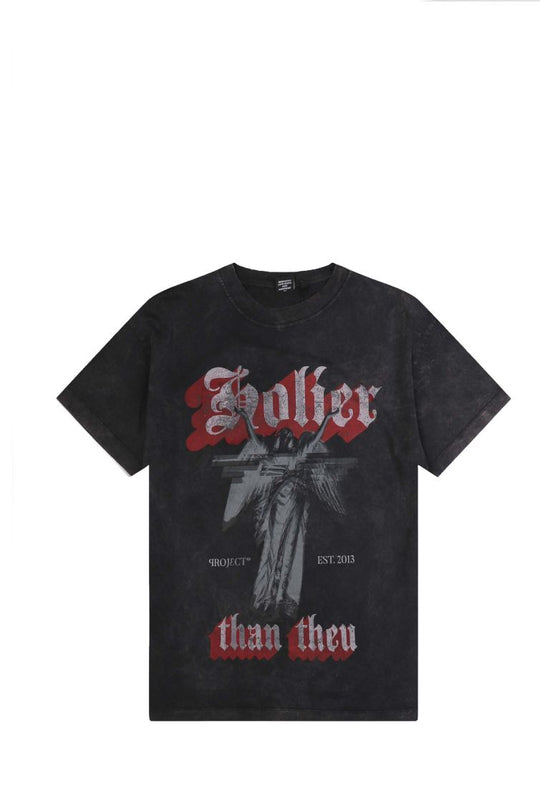 T-SHIRT S2 HOLIER 62789_8386 BLACK-BLACK MAN