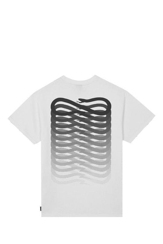 RIBS CLASSIC TEE PRTS852 62905_8427 BIANCO-BIANCO MAN