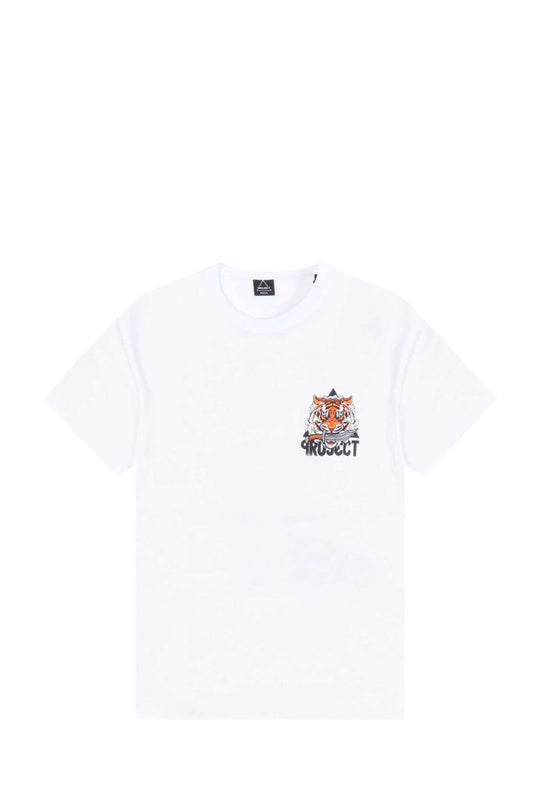 T-SHIRT S2 TIGER 8 63234_8427 BIANCO-BIANCO MAN