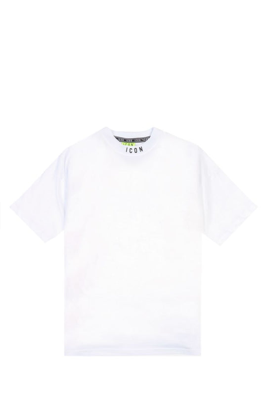 T-SHIRT ICUS2S5T049 63297_8427 BIANCO-BIANCO MAN