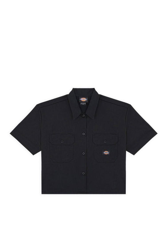 W CAMICIA DKDFS573 63694_20685 BLACK-BLK1 WMN