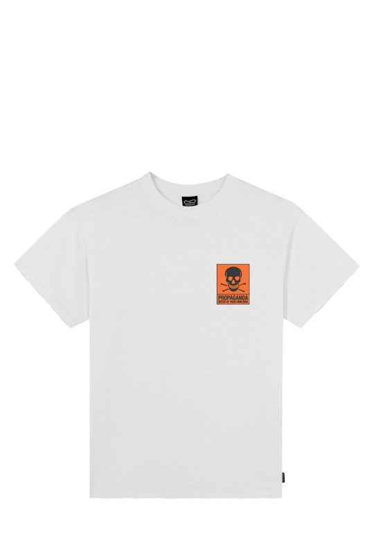 DANGER TEE PRTS908 62917_8427 BIANCO-BIANCO MAN
