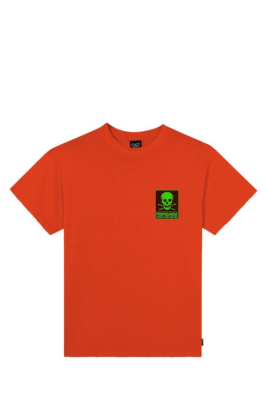 DANGER TEE PRTS909 62918_7944 ROSSO-ROSSO MAN