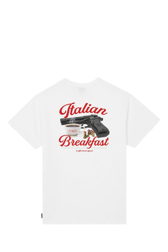 BREAKFAST TEE PRTS948 62924_8427 BIANCO-BIANCO MAN