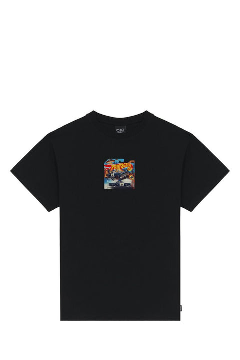 WHEELS TEE PRTS953 62926_7948 NERO-NERO MAN