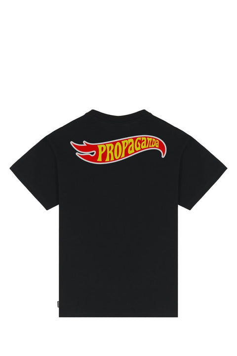 WHEELS TEE PRTS953 62926_7948 NERO-NERO MAN