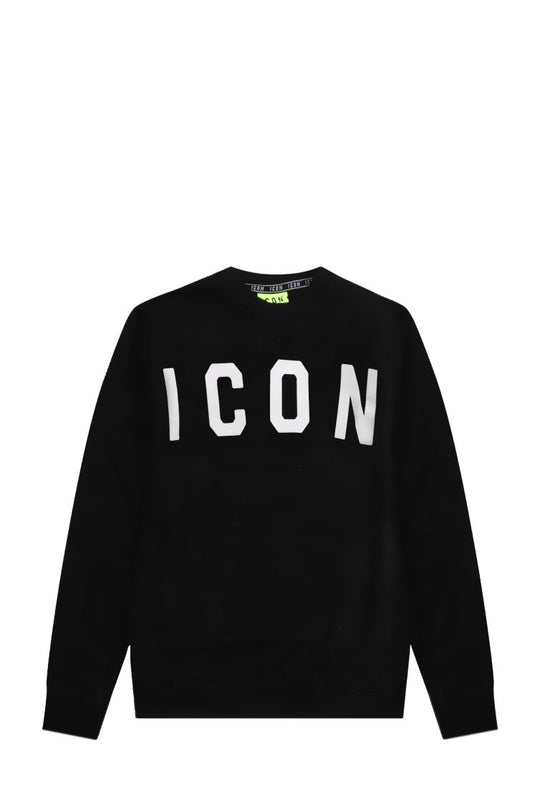 FELPA GIRO ICUS2S5F001 63295_7948 NERO-NERO MAN