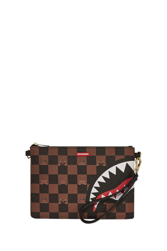 PEEKING POUCHETTE 910B7509NSZ 63127_17524 CHECK-CHECK MAN