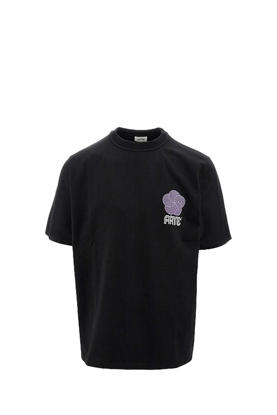T-SHIRT UOMO ARTE CIRCLE FLOWER TEE 020T BLACK