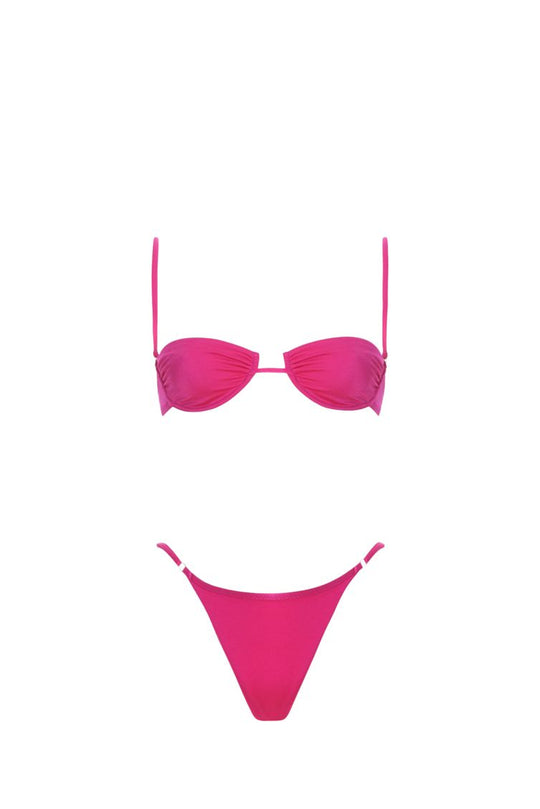 W MARINA TOP+SLIP CB5003 60743_9325 FUCSIA-FUCSIA WMN