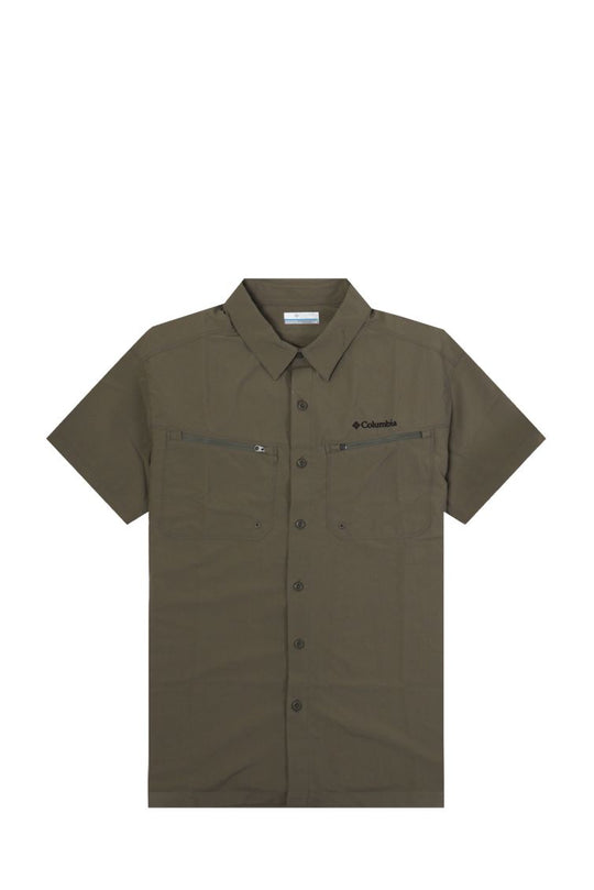 CAMICIA UOMO COLUMBIA MOUNTAINDALE SHIRT 2072691 STONE GREEN
