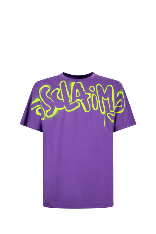 T-SHIRT 24EDS54214 60031_10188 VIOLA-VIOLA MAN