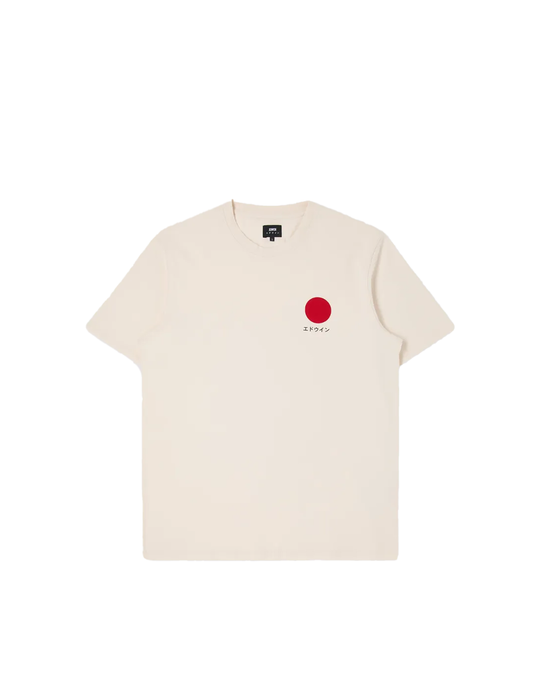 T-SHIRT UOMO EDWIN I025020 JAPANESE SUN TS WHITE
