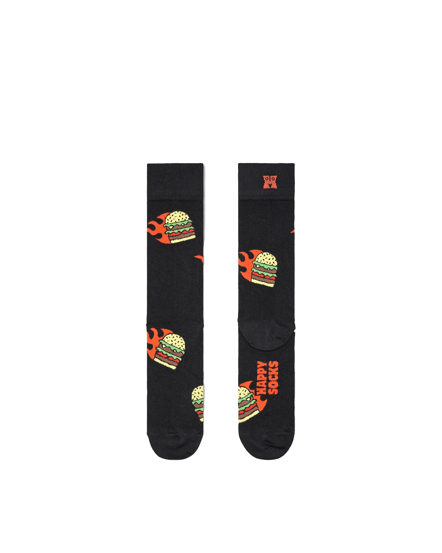 CALZA HAPPY SOCKS FLAMING BURGER P000128 I Proj3ct.it– Proj3ct Store