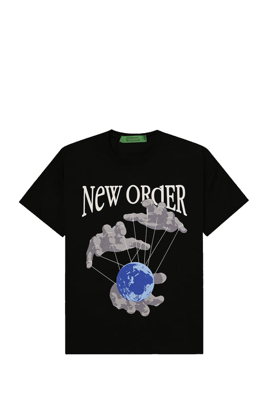 T-SHIRT S4GMUATH020 60251_30600 CHAOS BLACK-GW009 MAN