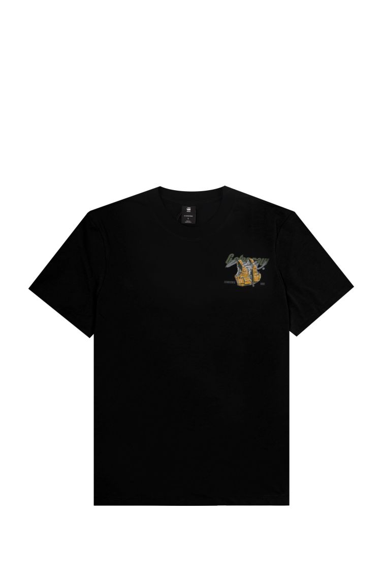 T-SHIRT UOMO G-STAR RAW D24423 336 DK BLACK | Proj3ct.it– Proj3ct Store