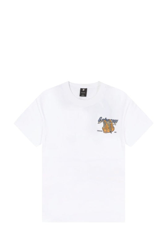 T-SHIRT UOMO G-STAR RAW D24423 336 DK WHITE