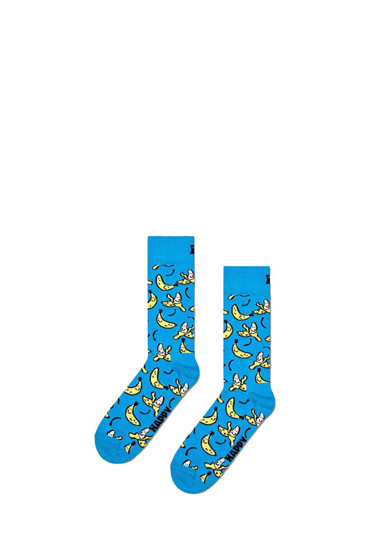 CALZA UOMO HAPPY SOCKS P000720 BANANA TURQUOISE