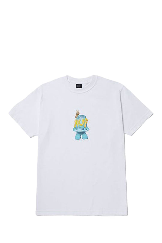 T-SHIRT UOMO HUF SHROOMERY S/S TEE TS02175 WHITE