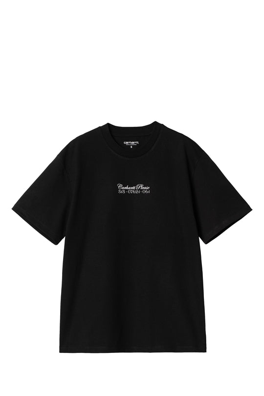 W T-SHIRT I032893 59226_28984 BLACK/WHT-0D2.XX WMN