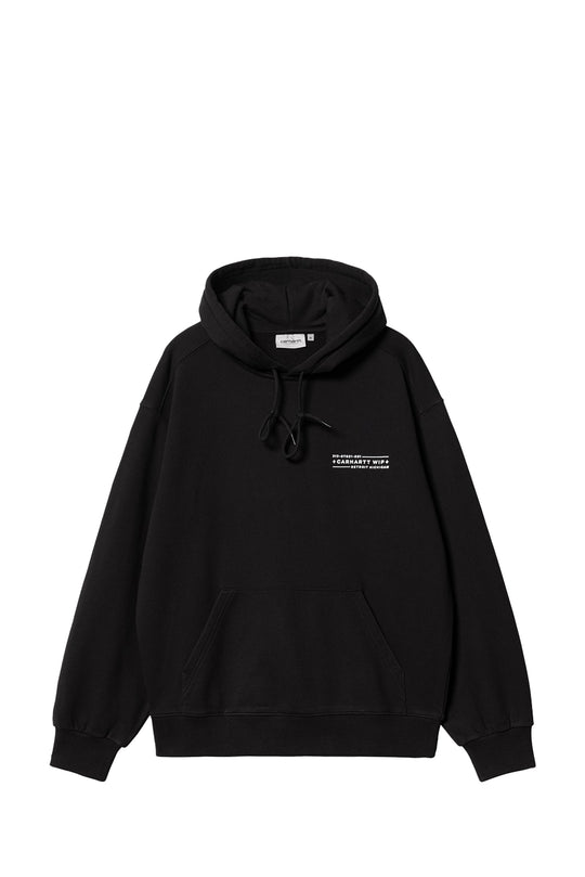 CARHARTT WIP FELPA I033621 BLACK/WHT-0D2.06
