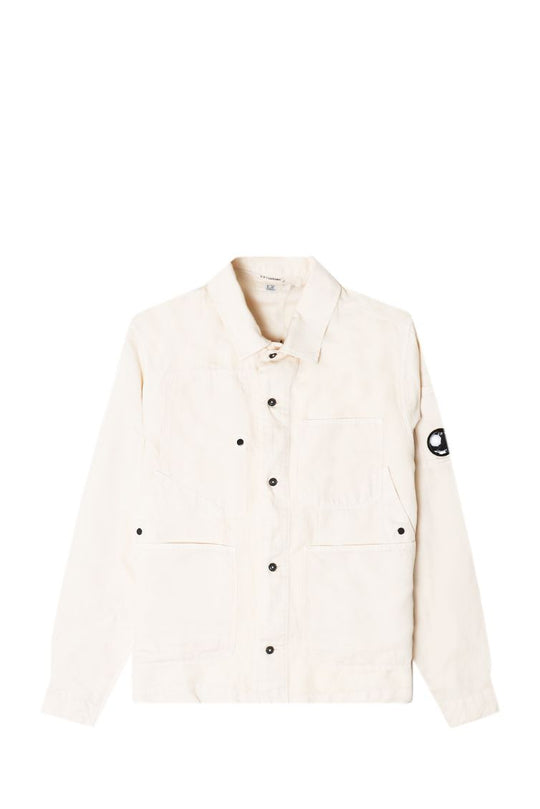 OVERSHIRT UOMO C.P. COMPANY MOS277A 6273G PISTACHIO SHELL