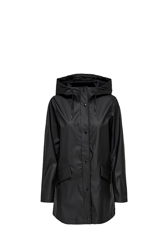 W RAINCOAT 15261734 59376_8386 BLACK-BLACK WMN