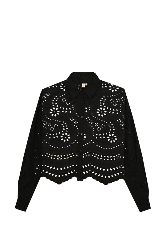 W CAMICIA 15314566 59377_8386 BLACK-BLACK WMN