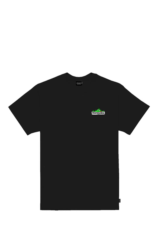 T-SHIRT SLIMER PRTS807 59712_8386 BLACK-BLACK MAN