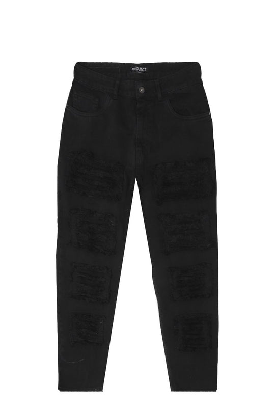 JEANS UOMO PROJ3CT S1 BL RAGS NERO