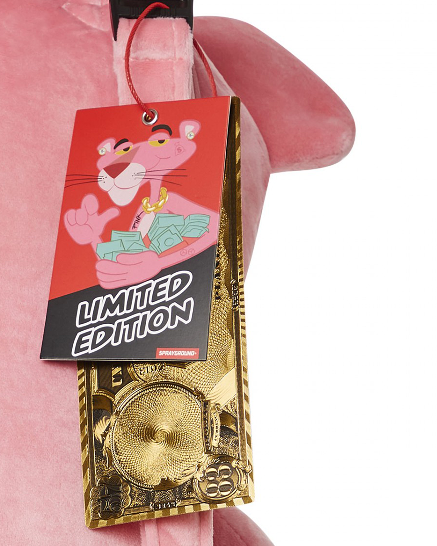 ZAINO SPRAYGROUND 910B5122NSZ PINK PANTHER MONEY BEAR I Proj3ct.it ...